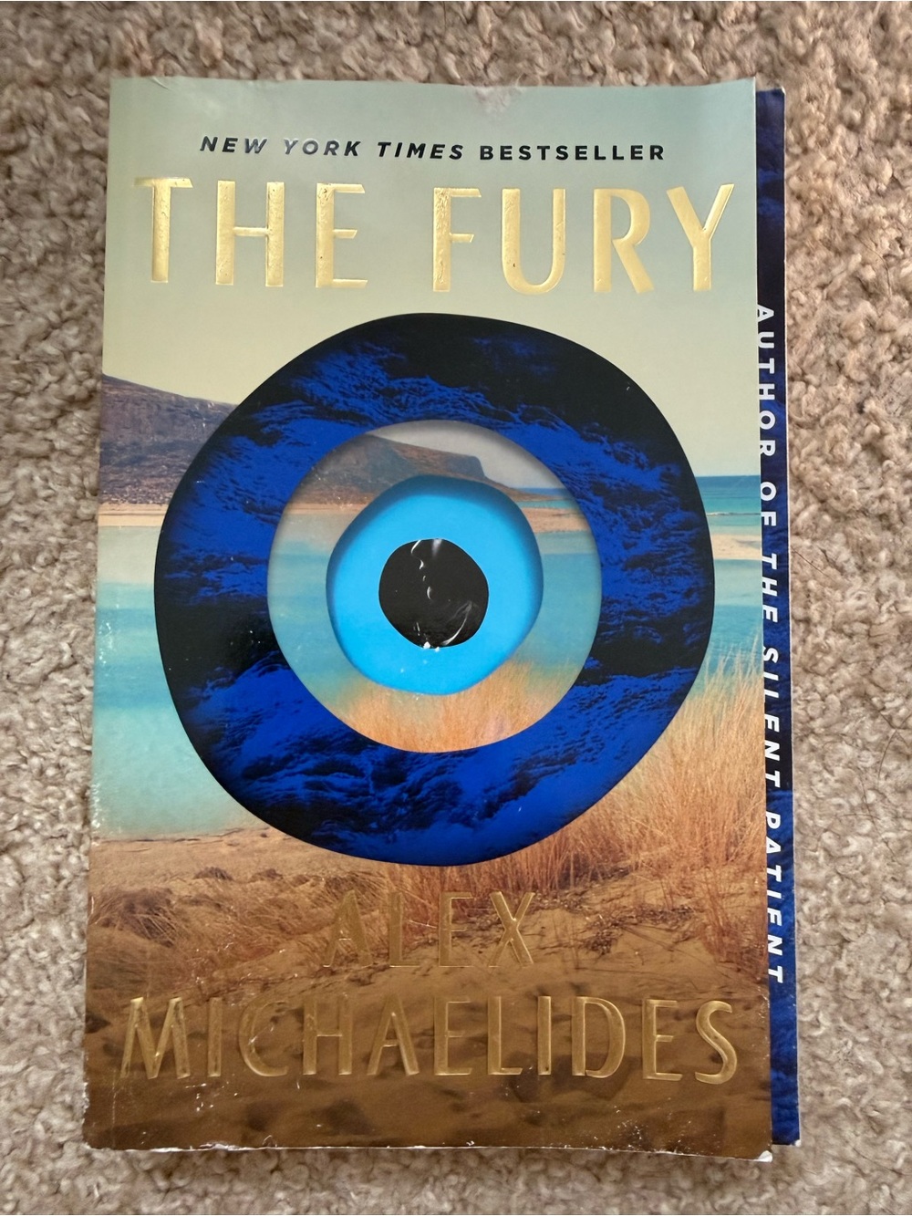 The Fury by Alex Michaelides - Blue Cover Hardcover